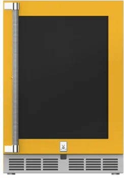 Hestan 24-Inch 5.0 Cu. Ft. Left Hinge Or Right Hinge Outdoor Rated Dual Zone Glass Door Refrigerator With Wine Storage