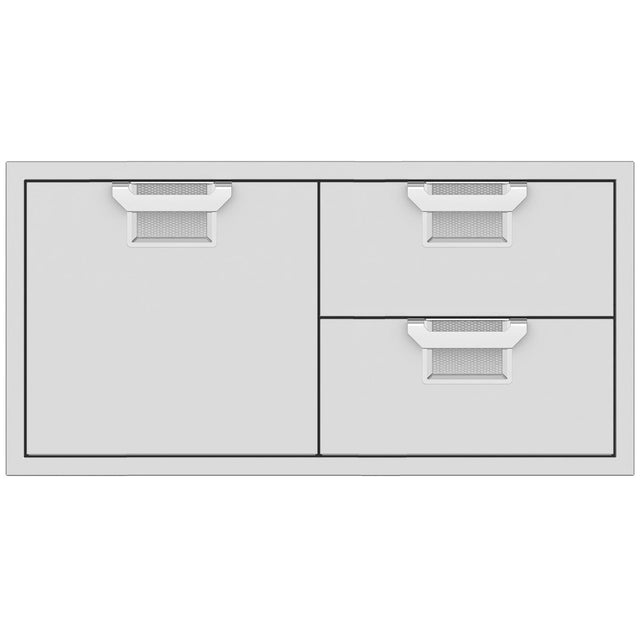 Aspire By Hestan 42-Inch Double Drawer And Single Storage Door Combo