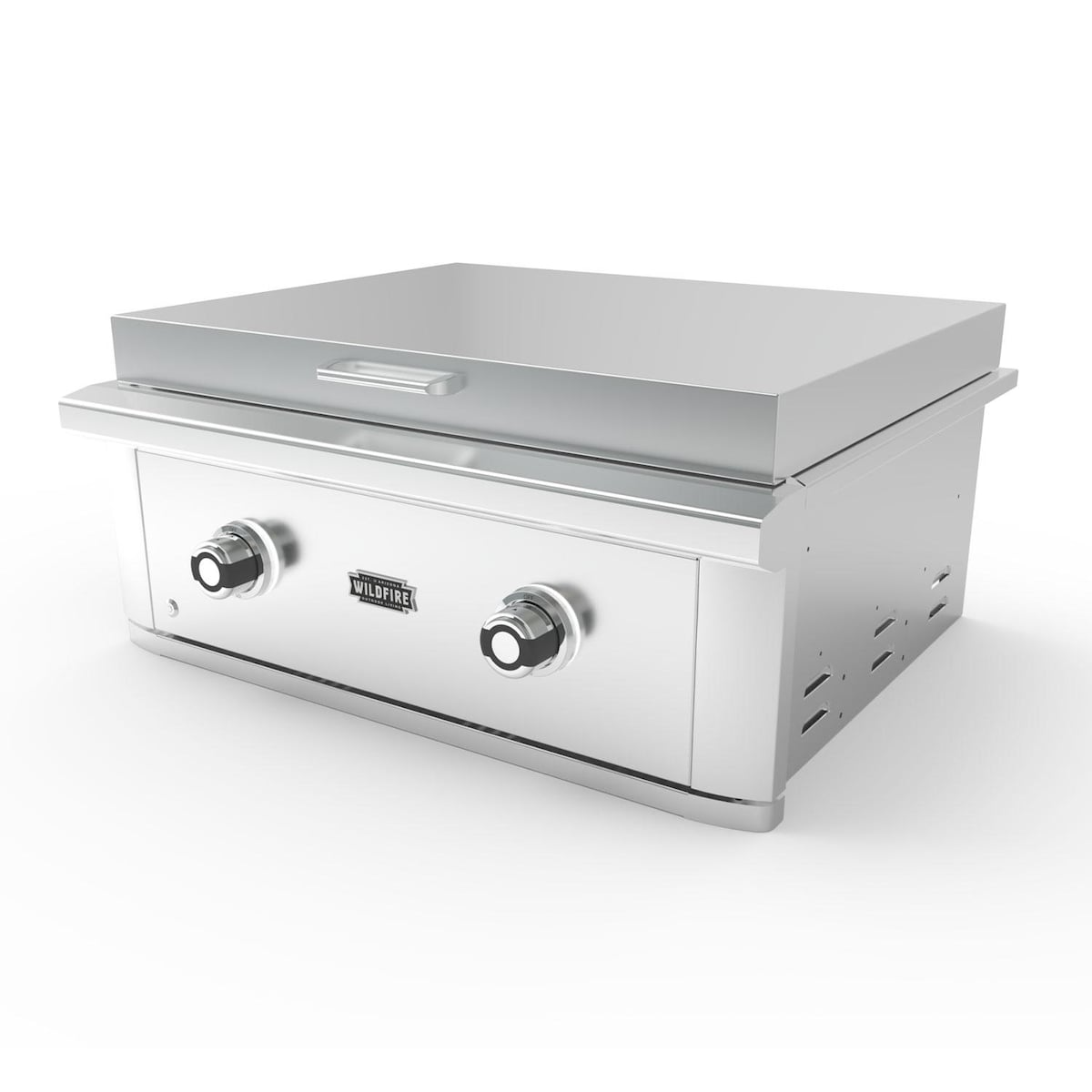 Wildfire Ranch Pro 30” 2 Burner 304 SS Gas Griddle - Built-In