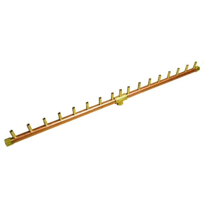 Crossfire CFBL Linear Brass Gas Fire Pit Burner