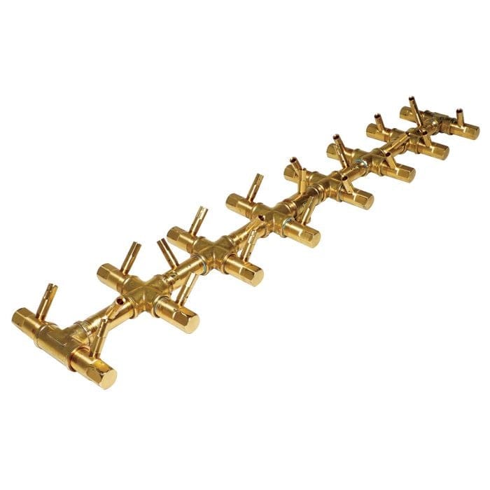 Crossfire CFBT Tree-Style Brass Gas Fire Pit Burner