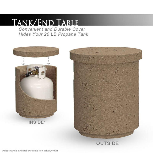 American Fyre Designs Rectangle Contempo Fire Table