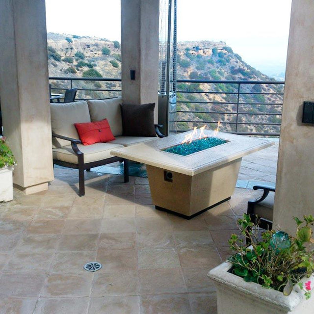 American Fyre Designs Rectangle Cosmopolitan Fire Table