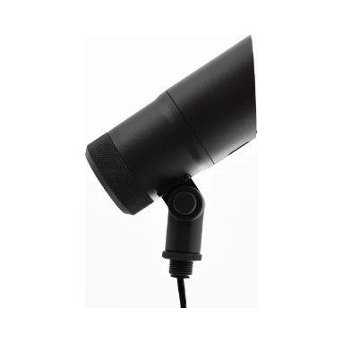 Lumien Black Aluminum Spot Light, 15 Watts, Standard Dimming, 10-15V, 1200 Lumens, 2700K, w/ 40 Degree Beam Spread Lens & Hex Louver