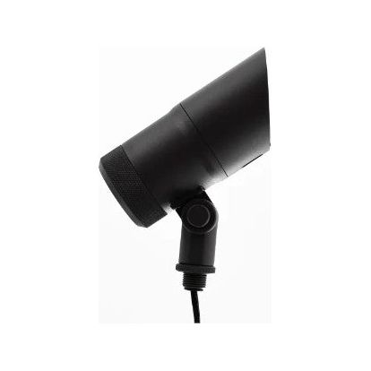 Lumien Black Aluminum Spot Light, 12 Watts, Dimmable (WW - 2700-5700K), 10-15V, 840 Lumens, w/ 40 Degree Beam Spread Lens & Hex Louver