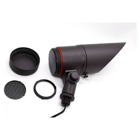 Lumien Black Aluminum Down Light, 12 Watts, Dimmable (WW - 2700-5700K), 10-15V, 760 Lumens, w/ 40 Degree Beam Spread Lens & Hex Louver