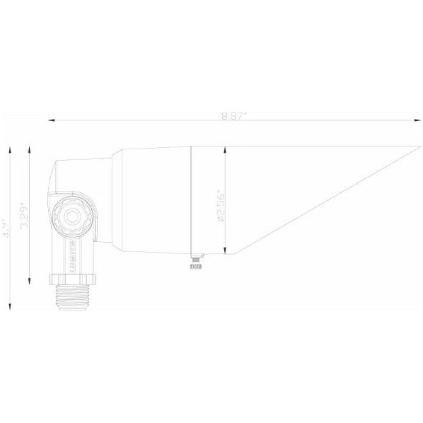 Lumien Brass Down Light, 10 Watts, Dimmable (RGBWW - 2700-5700K), 10-15V, 395 Lumens, w/ 15 Degree, 40 Degree, 60 Degree Beam Spread Lens