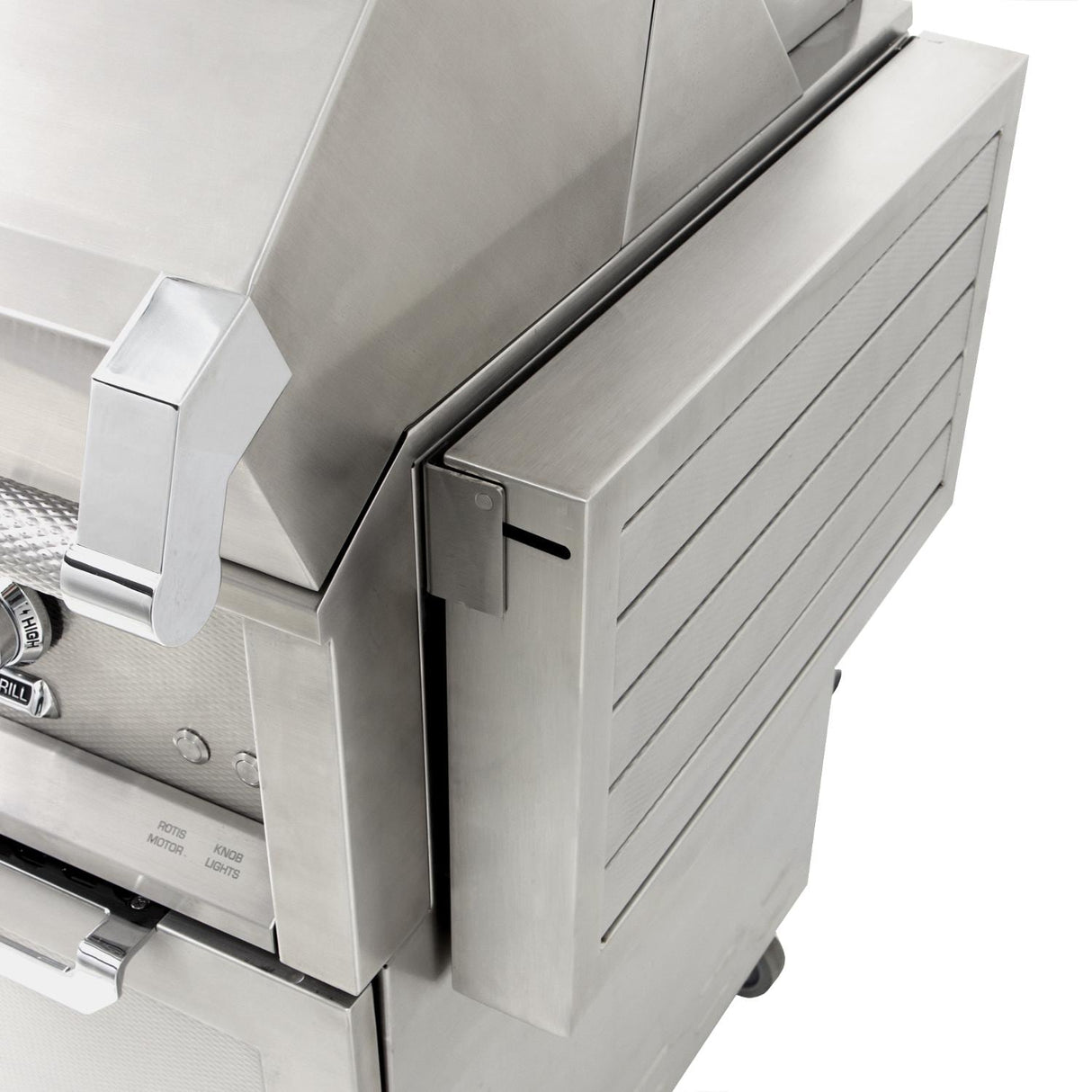 Hestan Double Drawer And Door Tower Cart For 30-Inch Gas Grill