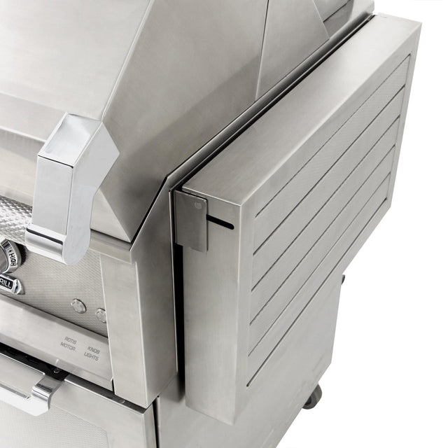 Hestan Double Drawer And Door Tower Cart For 30-Inch Gas Grill