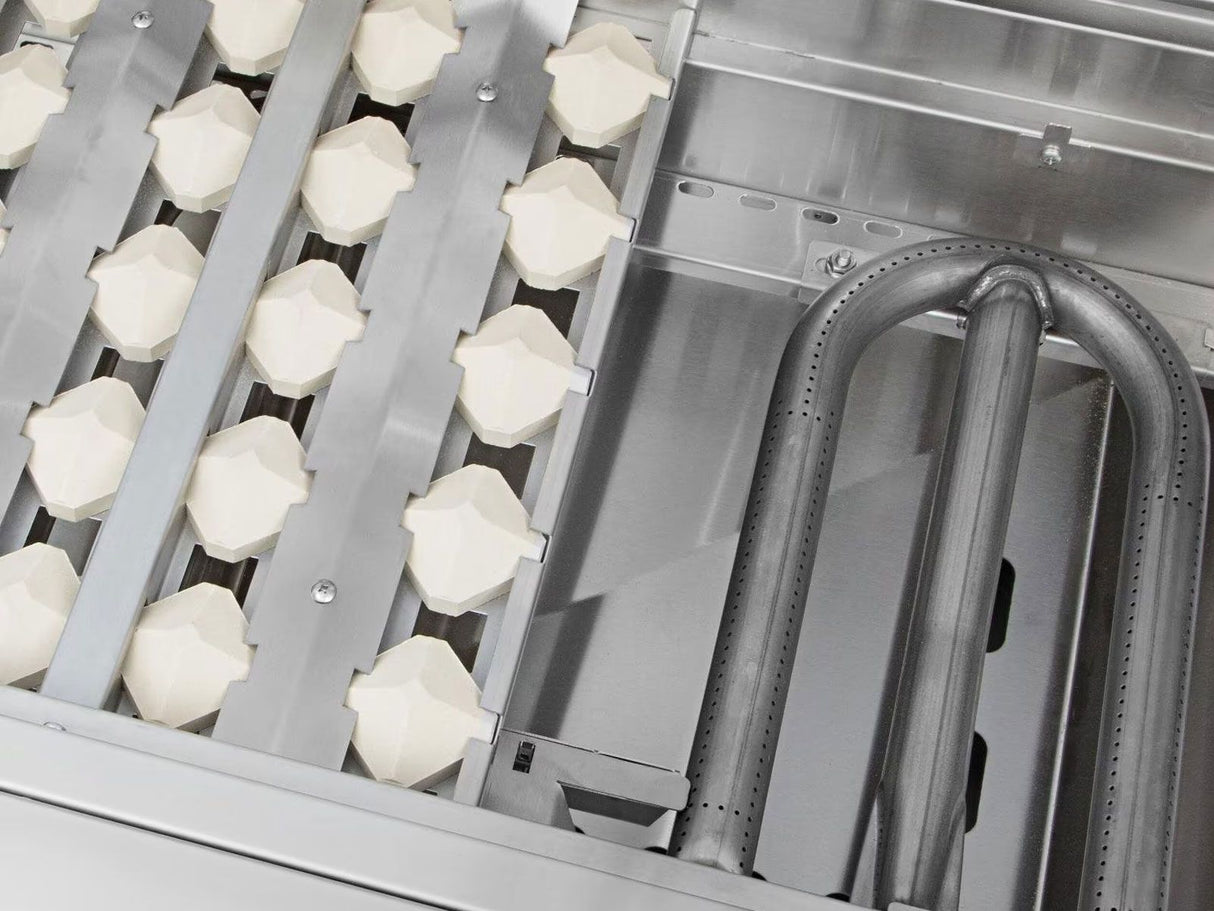 Delta Heat 32-Inch 3-Burner Built-In Gas Grill - Color Control Panel