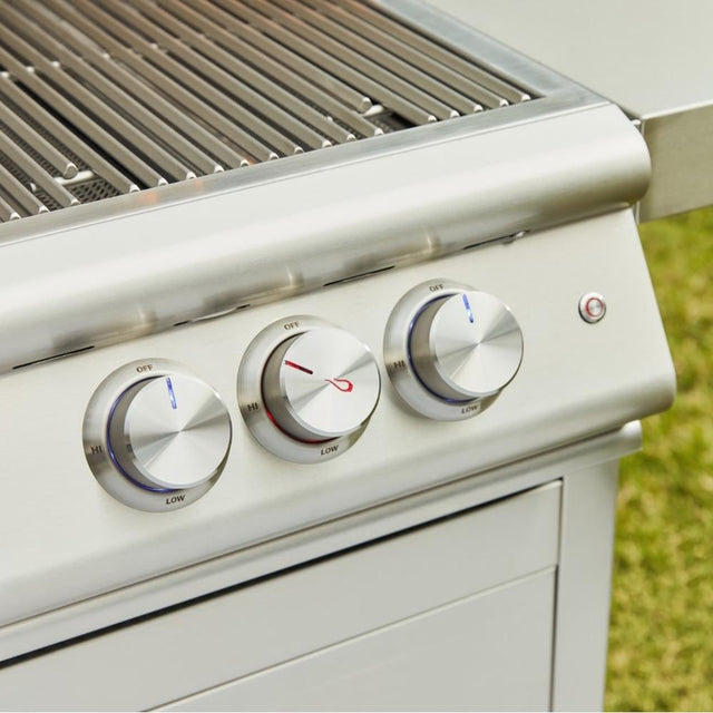 Blaze Premium LTE+ 40-Inch 5-Burner Propane Gas Grill W/ Rear Infrared Burner & Lift-Assist Hood