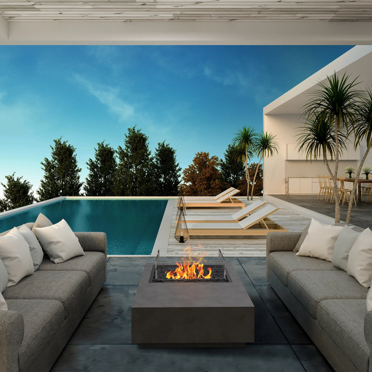 EcoSmart Fire Manhattan 50 Fire Pit Table