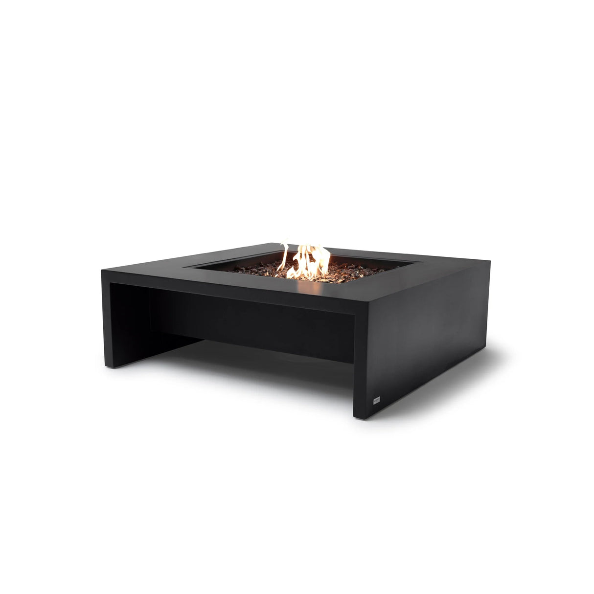 EcoSmart Fire Mojito 40 Fire Pit Table - Graphite - Stainless Steel Gas LP/NG Burner