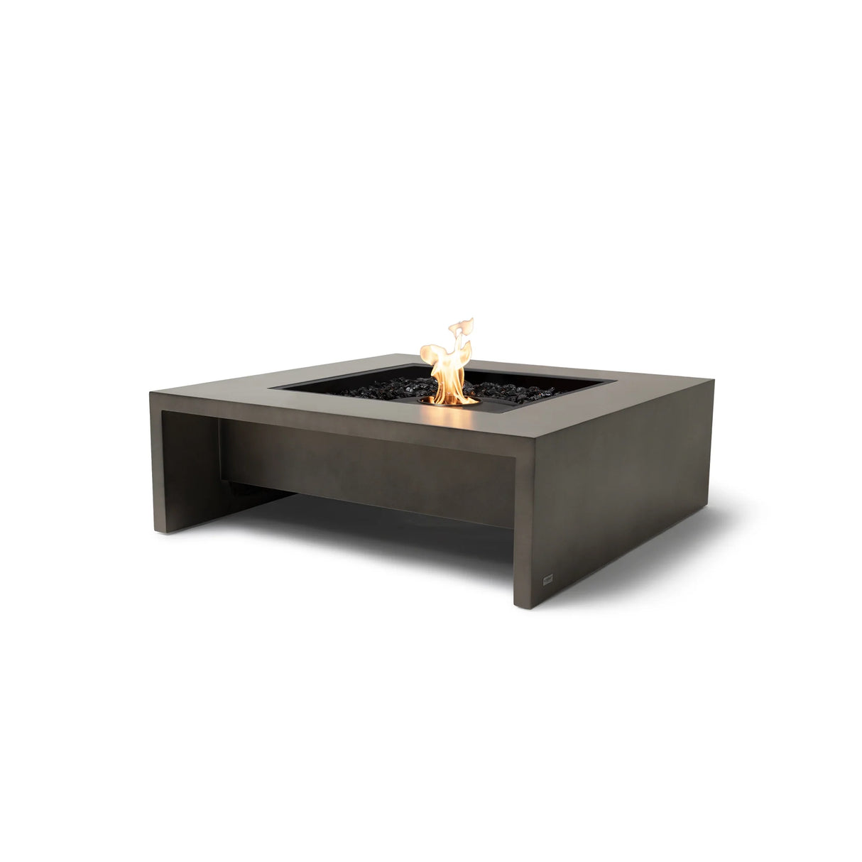 EcoSmart Fire Mojito 40 Fire Pit Table - Natural - Black Ethanol Burner