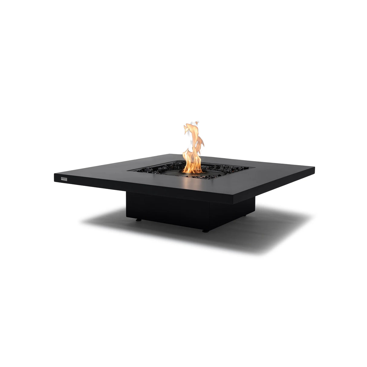 EcoSmart Fire Vertigo 40 Fire Pit Table - Graphite - Black Ethanol Burner