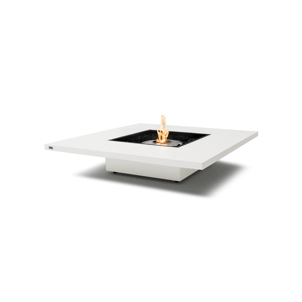 EcoSmart Fire Vertigo 50 Fire Pit Table - Bone - Stainless Steel Ethanol Burner