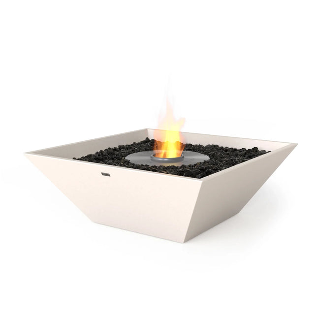 EcoSmart Fire Nova 850 fire pit in Bone with stainless steel burner