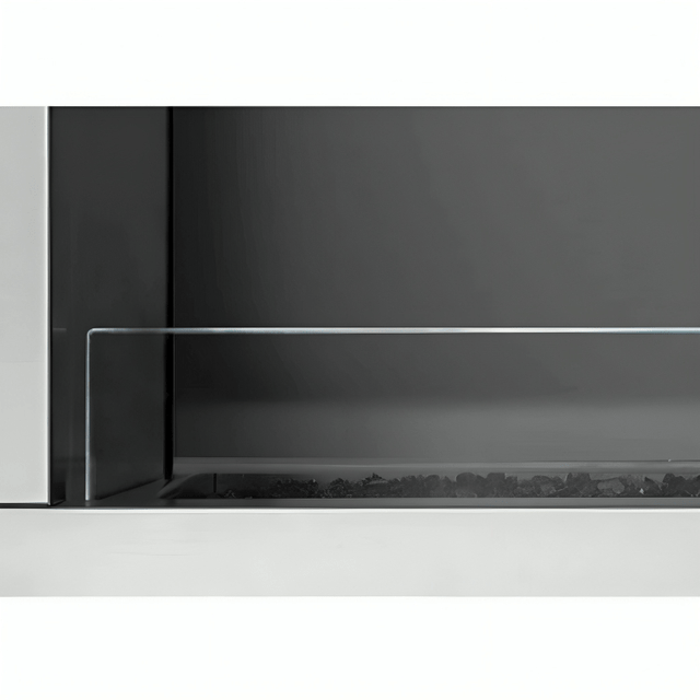 Empire Carol Rose Linear 60-inch Deflector Glass for Outdoor Fireplace Accessory - WG60LT1