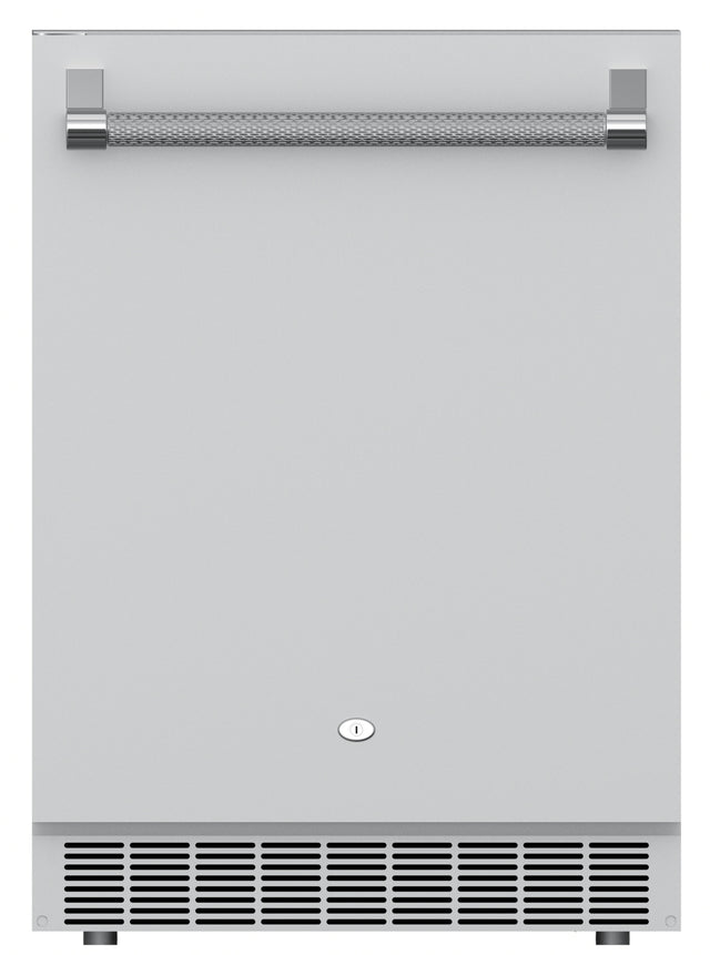 Aspire by Hestan ERS24 24-inch outdoor refrigerator solid door front view