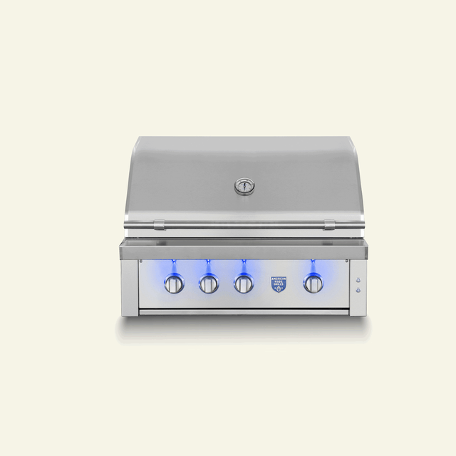 American Made Grills Estate Freedom 36-Inch Built-In Gas Grill - front view