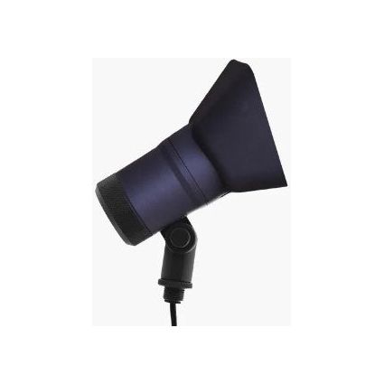 Lumien Black Aluminum Flood Light, 15 Watts, Standard Dimming, 10-15V, 1000 Lumens, 3000K, w/ 40 Degree Beam Spread Lens & Hex Louver