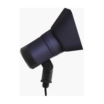 Lumien Black Aluminum Flood Light, 12 Watts, Dimmable (WW - 2700-5700K), 10-15V, 670 Lumens, w/ 40 Degree Beam Spread Lens & Hex Louver