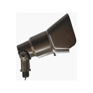 Lumien Brass Flood Light, 10 Watts, Dimmable (WW - 2700-5700K), 10-15V, 460 Lumens, w/ 15 Degree, 40 Degree, 60 Degree Beam Spread Lens & Hex Louver