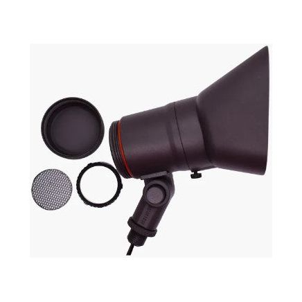 Lumien Black Aluminum Flood Light, 12 Watts, Dimmable (RGBWW - 2700-5700K), 10-15V, 511 Lumens, w/ 40 Degree Beam Spread Lens & Hex Louver