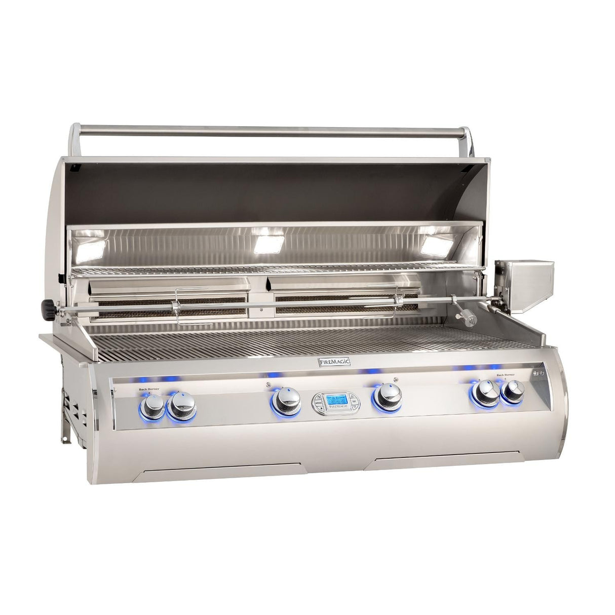 Fire Magic Echelon Diamond E1060I 48-Inch Built-In Natural Gas Grill W/ Infrared Burner, Rotisserie, & Digital Thermometer - E1060I-8L1N
