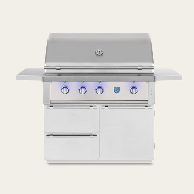 American Made Grills Estate Freedom 42-Inch Freestanding Gas Grill - front view