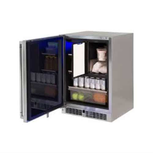 Lynx LN24REFC 24-Inch Outdoor Refrigerator and Freezer Combination