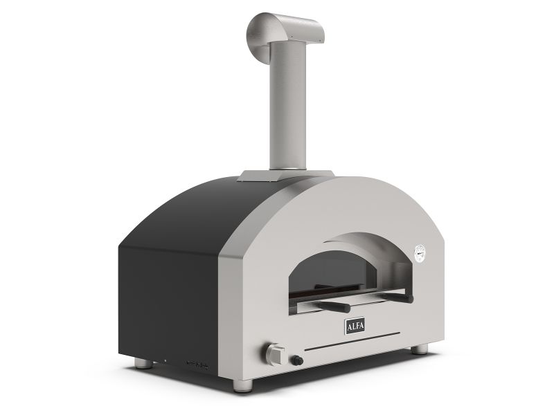 Alfa Futuro 2 Pizze 40-Inch Gas Pizza Oven - Wrinkle Black
