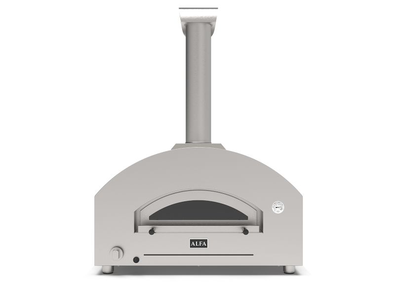 Alfa Futuro 4 Pizze 44-Inch Gas Pizza Oven - White Stone