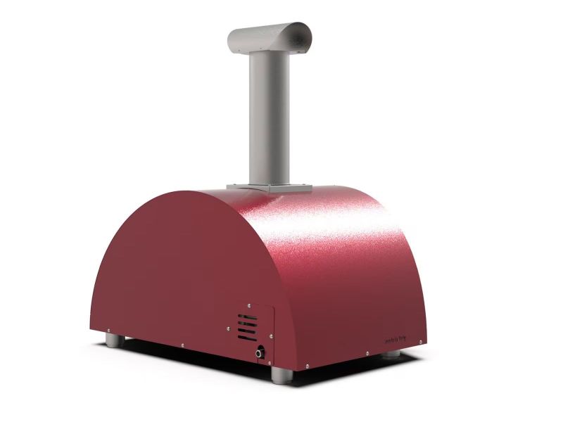 Alfa Moderno 2 Pizze 38-Inch Wood-Fired Pizza Oven - Antique Red