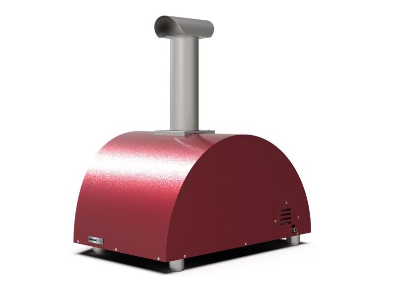 Alfa Moderno 2 Pizze 38-Inch Wood-Fired Pizza Oven - Antique Red