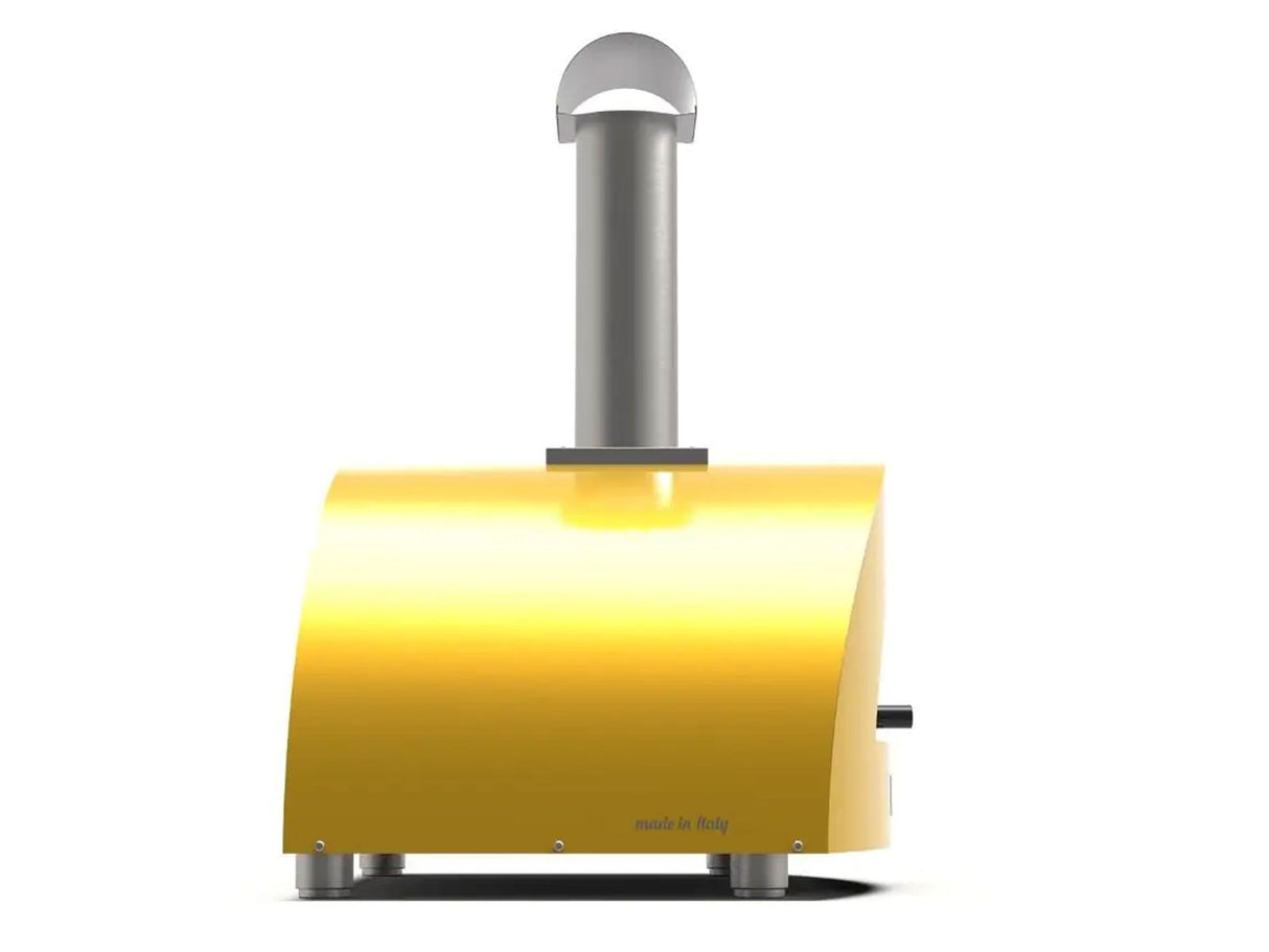 Alfa Moderno 3 Pizze 43-Inch Wood-Fired Pizza Oven - Fire Yellow