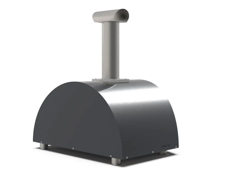 Alfa Moderno 2 Pizze 38-Inch Wood-Fired Pizza Oven - Grey