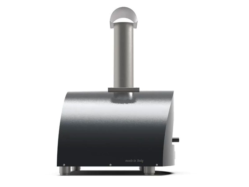 Alfa Moderno 2 Pizze 38-Inch Wood-Fired Pizza Oven - Grey