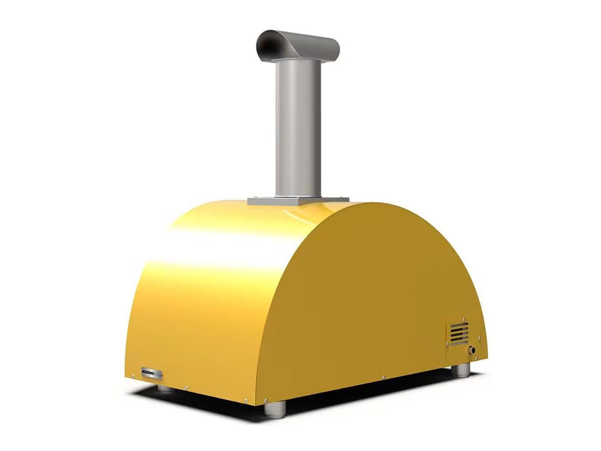 Alfa Moderno 3 Pizze 43-Inch Wood-Fired Pizza Oven - Fire Yellow