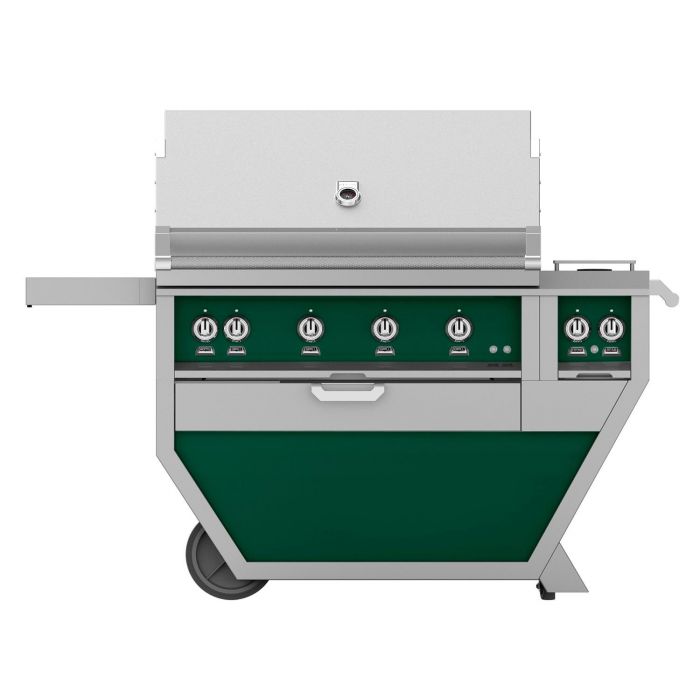 Hestan Deluxe 42-Inch Natural Gas Grill W/ Sear Burner, Rotisserie & Double Side Burner