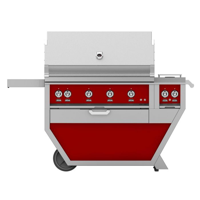 Hestan Deluxe 42-Inch Natural Gas Grill W/ Sear Burner, Rotisserie & Double Side Burner