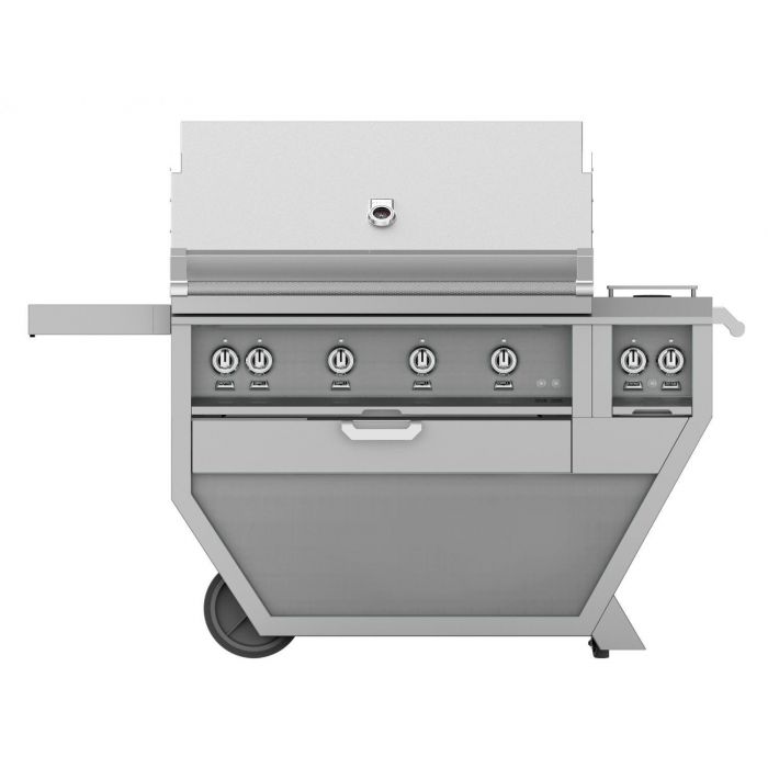 Hestan Deluxe 42-Inch Natural Gas Grill W/ Sear Burner, Rotisserie & Double Side Burner