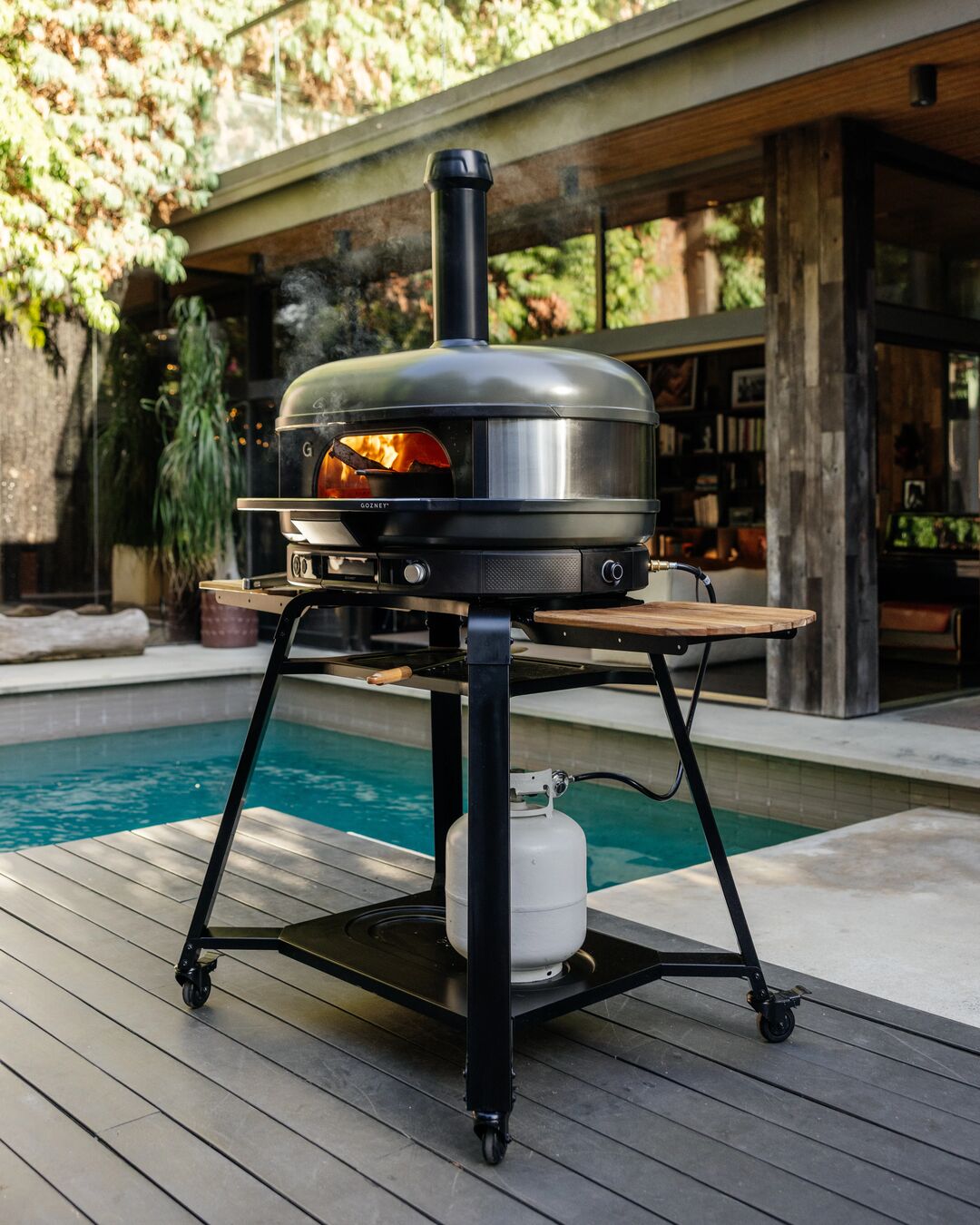 Dome XL Gen 2 Gozney Propane Pizza Oven - Off Black - GMPOBUS1825