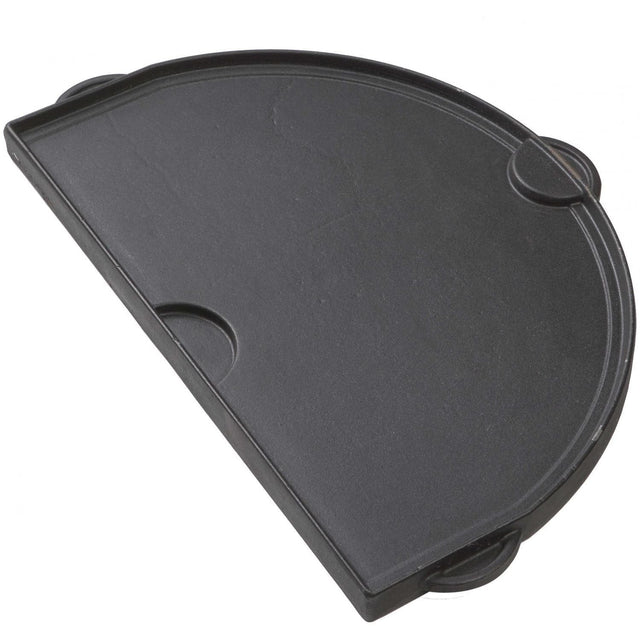 Primo half moon cast iron griddle - grooved side detail