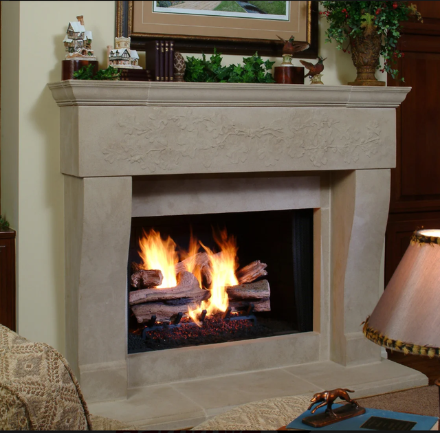 Hargrove 18-21 Inch Stacked Large Vented Log Set Pilot and Variable Remote - 18CNDS1F8
