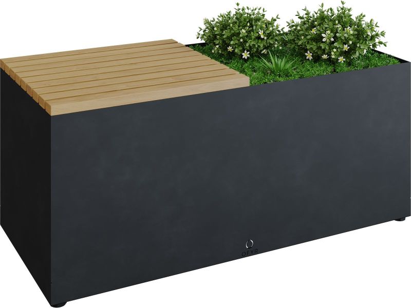 Ofyr Herb Garden Bench Black