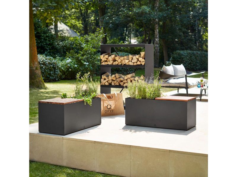 Ofyr Herb Garden Bench Black