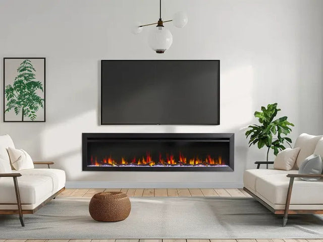 SimpliFire Allusion Slim 72-Inch Electric Fireplace | SF-ALLS72