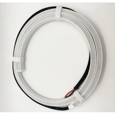 Lumien Linear, Integrated Non-Modular, Silicone-Injected - White, Side-Flex - 10' Section, 20W, 3000K, 10-15V