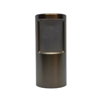 Lumien Accessory, Brass Micro Path Light Bollard Cap Cover, (1) 90 Opening